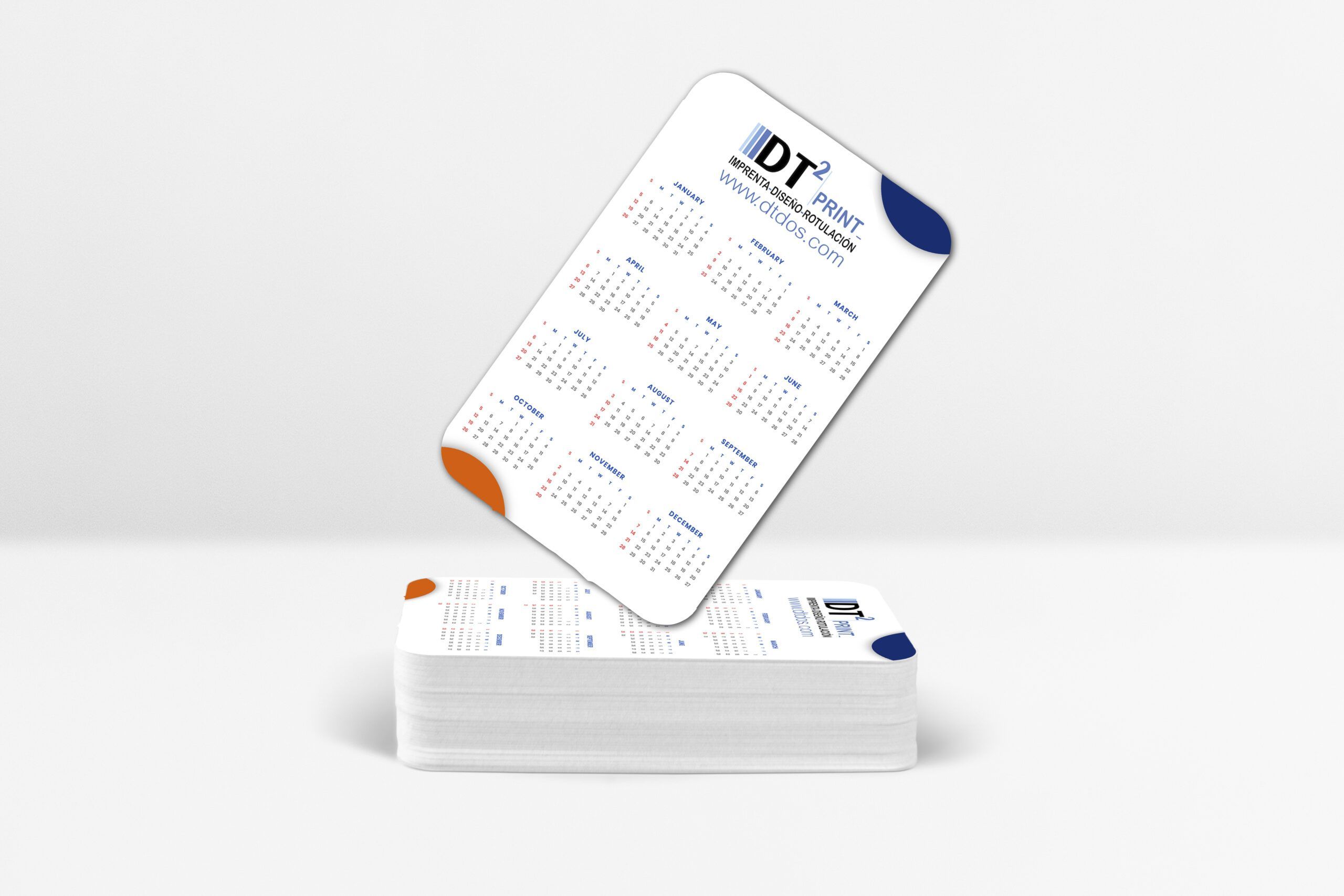 Calendario de bolsillo