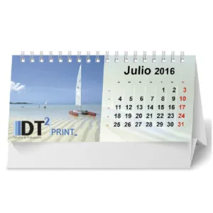 Calendario de mesa anillas